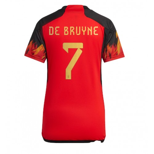 Belgija Kevin De Bruyne #7 Domaci Dres za Ženska SP 2022 Kratak Rukav